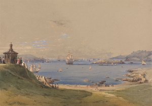 Plymouth Sound från Hoe