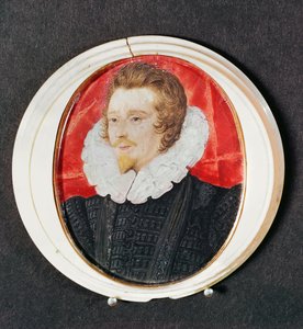 Porträtt av en herre med skägg och kavaj, ca 1590
