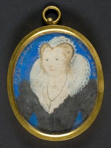 Porträtt av en engelsk dam av Nicholas Hilliard