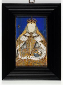 Drottning Elizabeth I (emalj) av Nicholas Hilliard