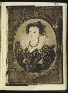 Drottning Elizabeth I (miniatyr) av Nicholas Hilliard