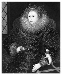Drottning Elizabeth, Hermelinporträttet, 1585, 1896.