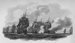 Förlovning utanför Dominica, c1782