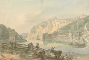 Hotwells från Rownham Ferry av Nicholas Pocock