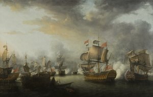 The Close of the Battle of the Saints, c.1782 (olja på duk)