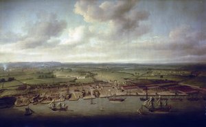 Hamnarna och hamnarna i Woolwich (England), varvet för de kungliga byggnaderna sedan 1500-talet av Nicholas Pocock