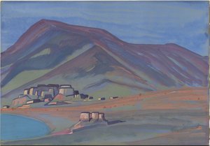 Albumblad, 1932 av Nicholas Roerich