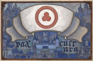 Fredens fana, 1931 av Nikolai Konstantinowitsch Roerich