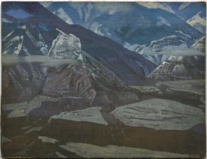 Bharagarh Fort, "Kullu"-serien, 3 av Nicholas Roerich