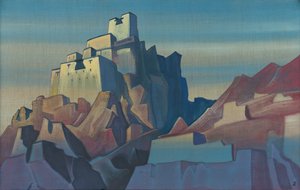 Slottet i Ladakh, 1933 av Nicholas Roerich