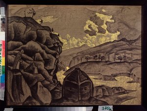Dekor till "Peer Gynt" av Henrik Ibsen, 1912 av Nicholas Roerich