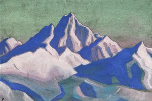 Himalaya, 1943. av Nicholas Roerich