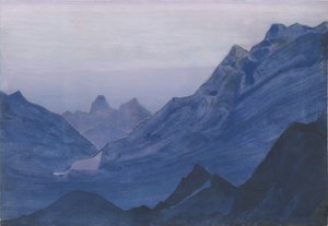 Himalaya, albumblad, 1934 av Nicholas Roerich
