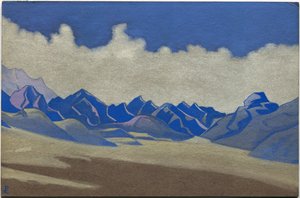 Karakoram, Vägen till Turkestan, 1936 av Nicholas Roerich