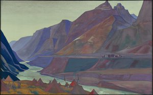 Koksar lägret, 1932 av Nicholas Roerich