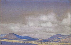 Mongoliet, Chahars kullar, 1936 av Nicholas Roerich