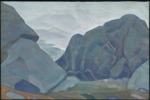 Monhegan, Maine, "Ocean"-serien, 1922 av Nicholas Roerich