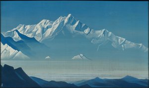 Mount of Five Treasures av Nicholas Roerich