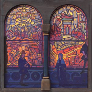 Mystery of the Rose, 1933. av Nicholas Roerich
