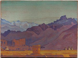 Vägen till Tibet, 1925 av Nicholas Roerich