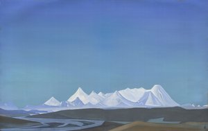 Den största och heligaste av Tangla, 1932 av Nicholas Roerich
