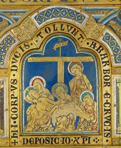 Deposition, från Verdun-altaret ... av Nicholas of Verdun