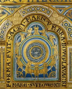 Apokalypsens tolv djur, från Verdun-altaret ... av Nicholas of Verdun
