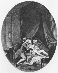 Valmont och Emilie, illustration från 