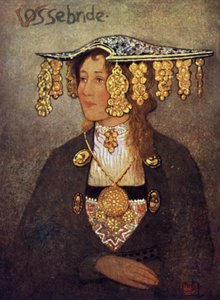 Norge: A Vosse Bride (färg litho)