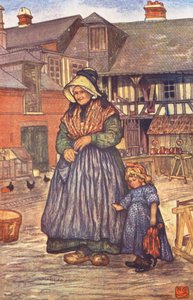 Mormor (färglitografi)