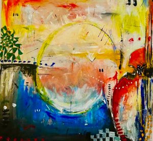 Livfull abstrakt cirkel