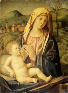 Jungfru och barn av Nicolò Rondinello (attributed to)