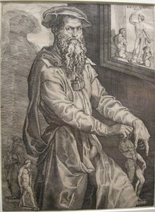 Porträtt av Baccio Bandinelli