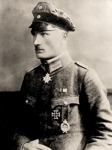 Porträtt av Manfred von Richthofen, ca 1915 (foto)
