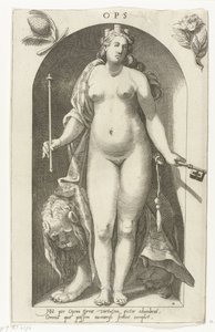Ops (titel på objekt) Ancient Gods (serietitel) av Nicolaas Braeu