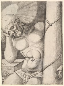 Sorgernas man vid kolonnen, 1523. av Nicolaas Hogenberg