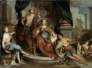 Nederländska Ostindiska kompaniets apoteos (Allegory of the Amsterdam Chamber of Commerce of the VOC)