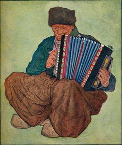 En Volendam-musiker, 1800-talet.