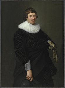 Porträtt av en man av Nicolaes Eliasz. Pickenoy