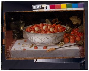 Stilleben Av Fraises-De-Bois I En Wanli Porslinsskål av Nicolaes Gillis