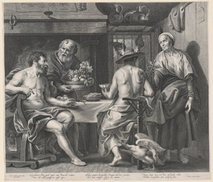 swedish av Nicolaes Lauwers, after Jacob Jordaens