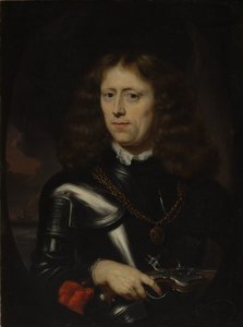 Amiral Jacob Binkes född ca 1640, död 1677. av Nicolaes Maes