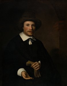 Porträtt av en man av Nicolaes Maes