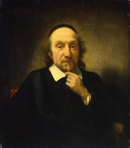 Porträtt av en man, 165060. av Nicolaes Maes