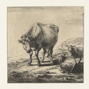 Ko och två får Kor (serietitel) av Nicolaes Pietersz Berchem