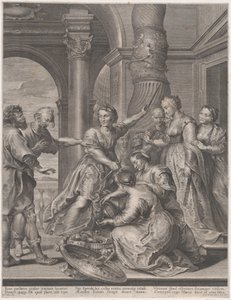 Akilles och Lycomedes döttrar, ca. 1620-26., ca. 1620-26.