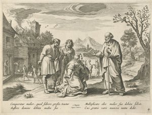 Elisa hjälper en fattig änka History of Elisha (serietitel)