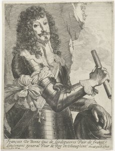 Porträtt av François de Bonne-Lesdiguières-de Créqui av Nicolaes Van Helt Stockade