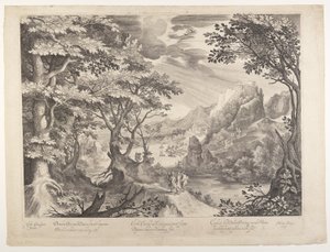 Lärjungarna på väg till Emmaus av Nicolaes de Bruyn