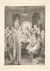 Den sista måltiden (Passion Series) av Nicolaes de Bruyn